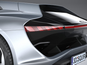 Audi PB18 E-tron Concept 3D Модель
