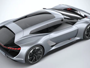 Conceito Audi PB18 E-tron Modelo 3D