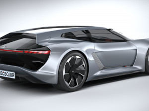 Audi PB18 E-tron Concept 3D Модель
