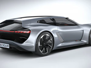 Conceito Audi PB18 E-tron Modelo 3D