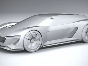 Conceito Audi PB18 E-tron Modelo 3D