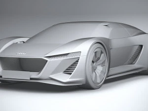 Conceito Audi PB18 E-tron Modelo 3D