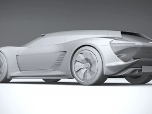 Conceito Audi PB18 E-tron Modelo 3D