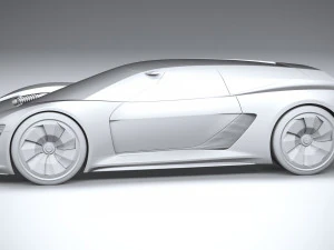 Conceito Audi PB18 E-tron Modelo 3D