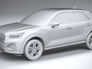 Audi Q2 2021 3D 모델