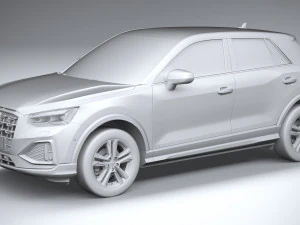 Audi Q2 2021 3D Model