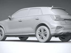 Audi Q2 2021 3D 모델