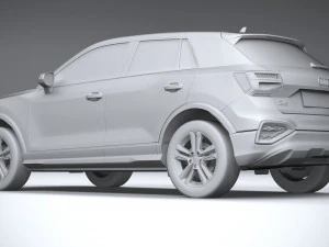 Audi Q2 2021 3D Model