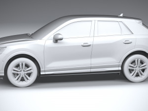 Audi Q2 2021 3D 모델
