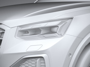 Audi Q2 2021 3D 모델