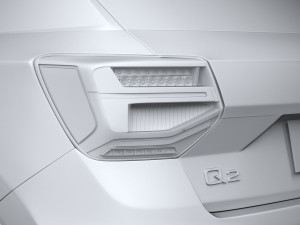 Audi Q2 2021 3D 모델
