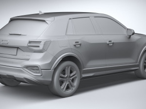 Audi Q2 2021 3D 모델