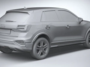 Audi Q2 2021 3D Model