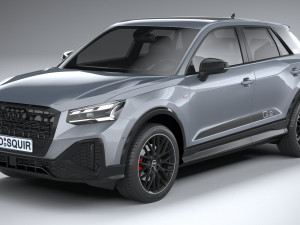 Audi Q2 S-line 2021 3D Model