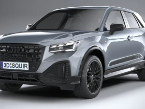 Audi Q2 S-line 2021 3D Model