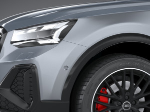 Audi Q2 S-line 2021 3D Model