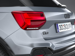 Audi Q2 S-line 2021 3D Model