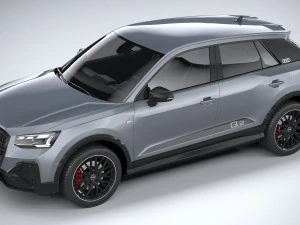 Audi Q2 S-line 2021 3D Model