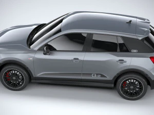 Audi Q2 S-line 2021 3D Model