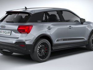 Audi Q2 S-line 2021 3D Model