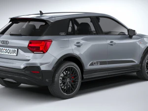 Audi Q2 S-line 2021 3D Model
