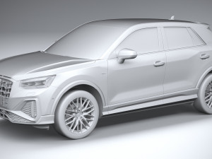 Audi Q2 S-line 2021 3D Model