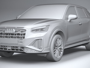 Audi Q2 S-line 2021 3D Model