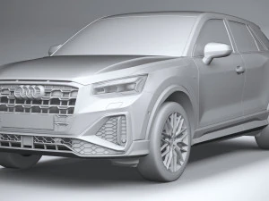Audi Q2 S-line 2021 3D Model
