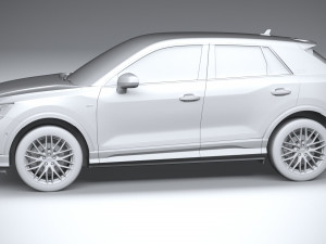 Audi Q2 S-line 2021 3D Model