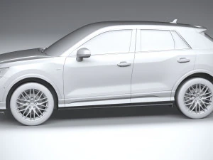 Audi Q2 S-line 2021 3D Model