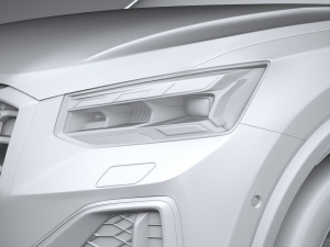 Audi Q2 S-line 2021 3D Model