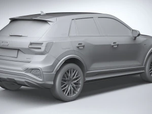 Audi Q2 S-line 2021 3D Model