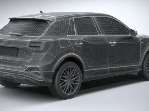 Audi Q2 S-line 2021 3D Model