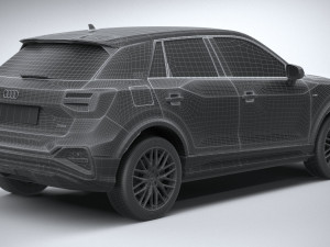 Audi Q2 S-line 2021 3D Model