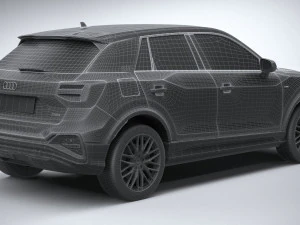 Audi Q2 S-line 2021 3D Model