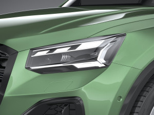 Audi SQ2 2021 3Dモデル