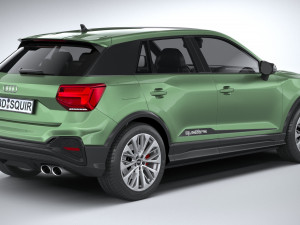Audi SQ2 2021 3Dモデル