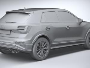 Audi SQ2 2021 3Dモデル