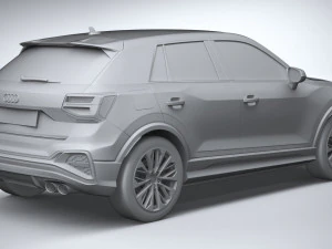 Audi SQ2 2021 3D Model