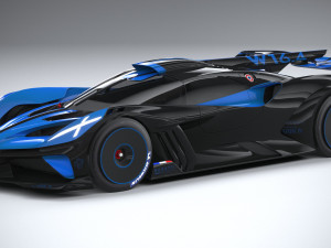 bugatti bolide concept 2020 3D Model