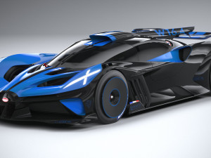 Bugatti Bolide Concept 2020 3D 모델