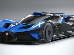 Bugatti Bolide Concept 2020 3D 모델