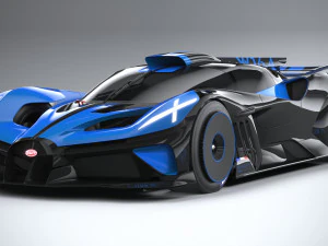 Bugatti Bolide Concept 2020 3D Model