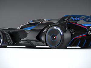 Bugatti Bolide Concept 2020 3D 모델