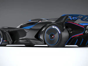 Bugatti Bolide Concept 2020 3D Model