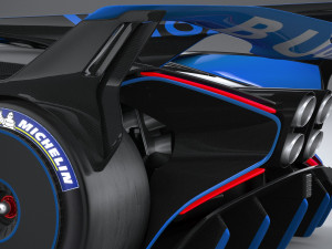 Bugatti Bolide Concept 2020 3D 모델