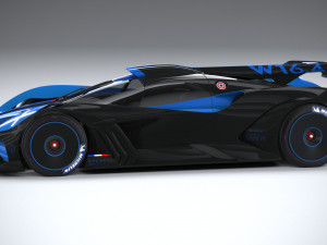 Bugatti Bolide Concept 2020 3D 모델