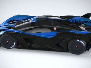 Bugatti Bolide Concept 2020 3D Model