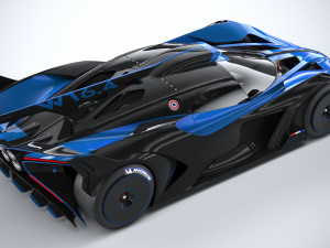 Bugatti Bolide Concept 2020 3D 모델