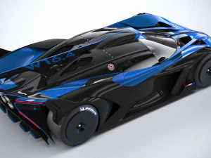 Bugatti Bolide Concept 2020 3D Model